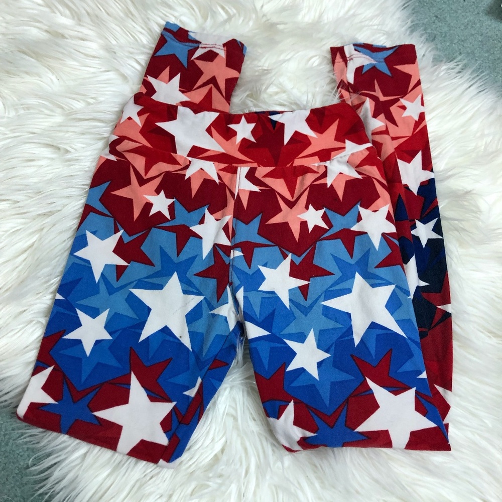 LuLaRoe star leggings size Tween - Picture 3 of 5